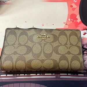 Coach Tan Signature Wallet